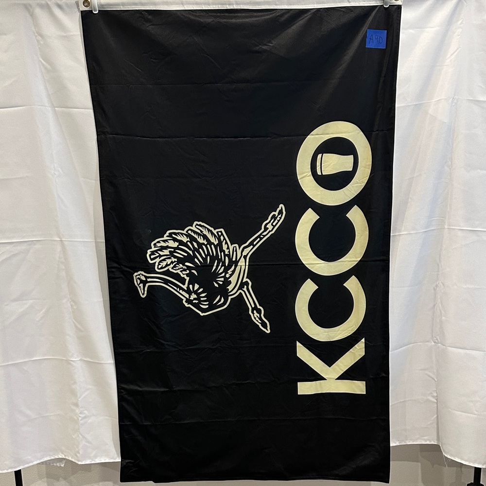 Resignation Brewery x Chive KCCO Flag – Black & Cream Collab Banner